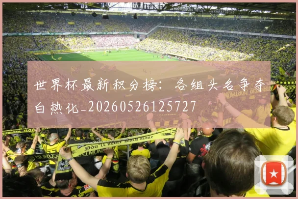 世界杯最新积分榜：各组头名争夺白热化_20260526125727
